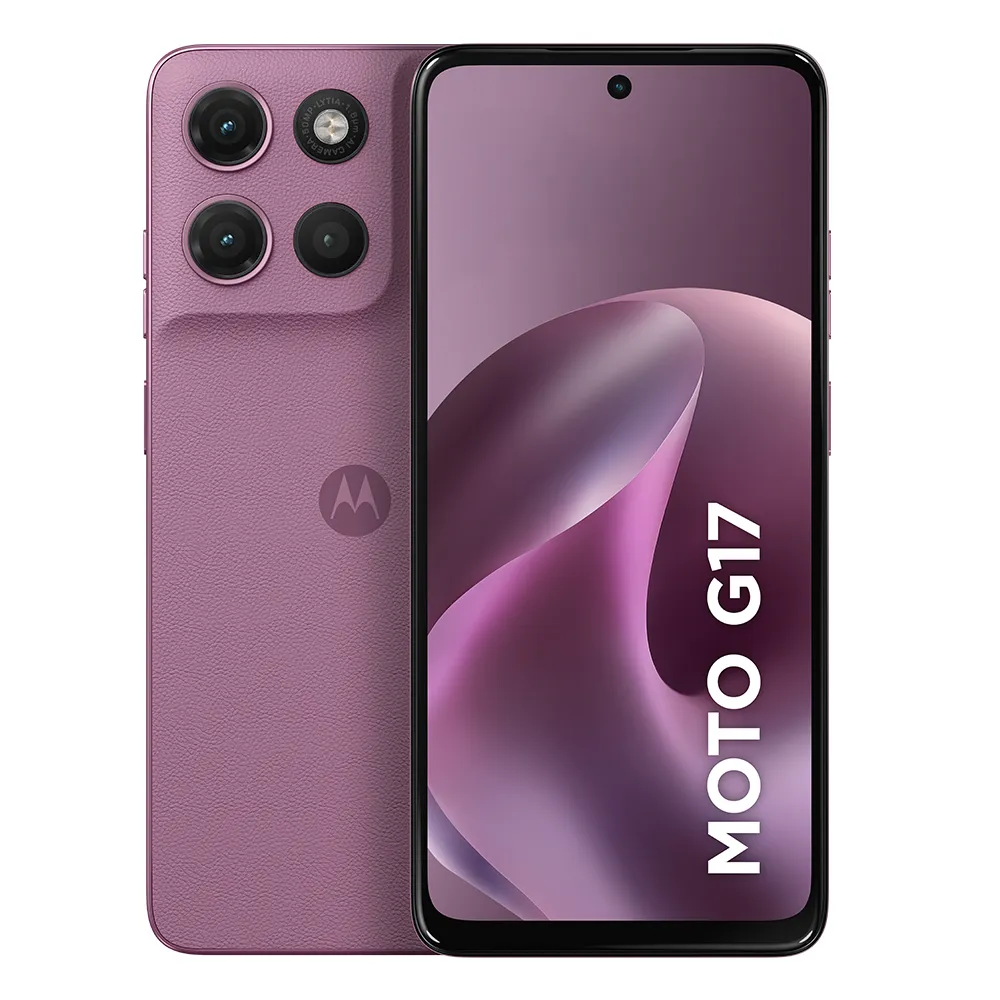 Smartphone Motorola Moto G17 4g - 256gb 12gb (4gb Ram + 8gb Ram Boost) Camera 50mp Sony Lytia 600, Tela Fhd+ 60hz, Bateria 5200