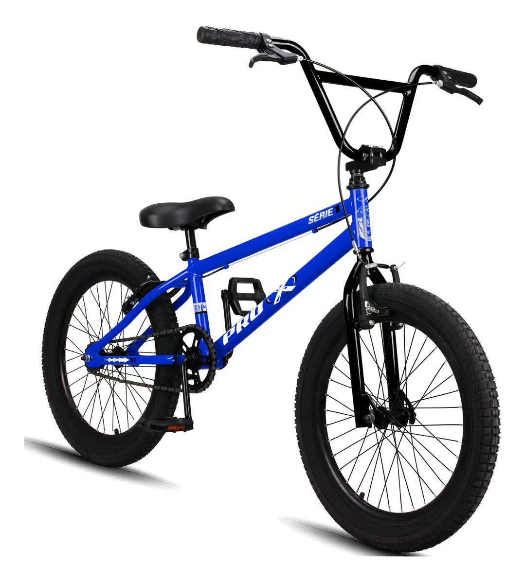 Bicicleta BMX Pro-X Série 1 2024 Aro 20 Azul-Escuro Quadro Aço Infantil