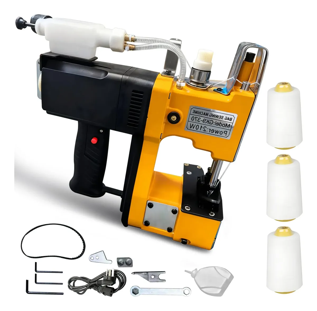 Maquina De Costura Portatil Boca De Saco Sacaria 110/220v Lona