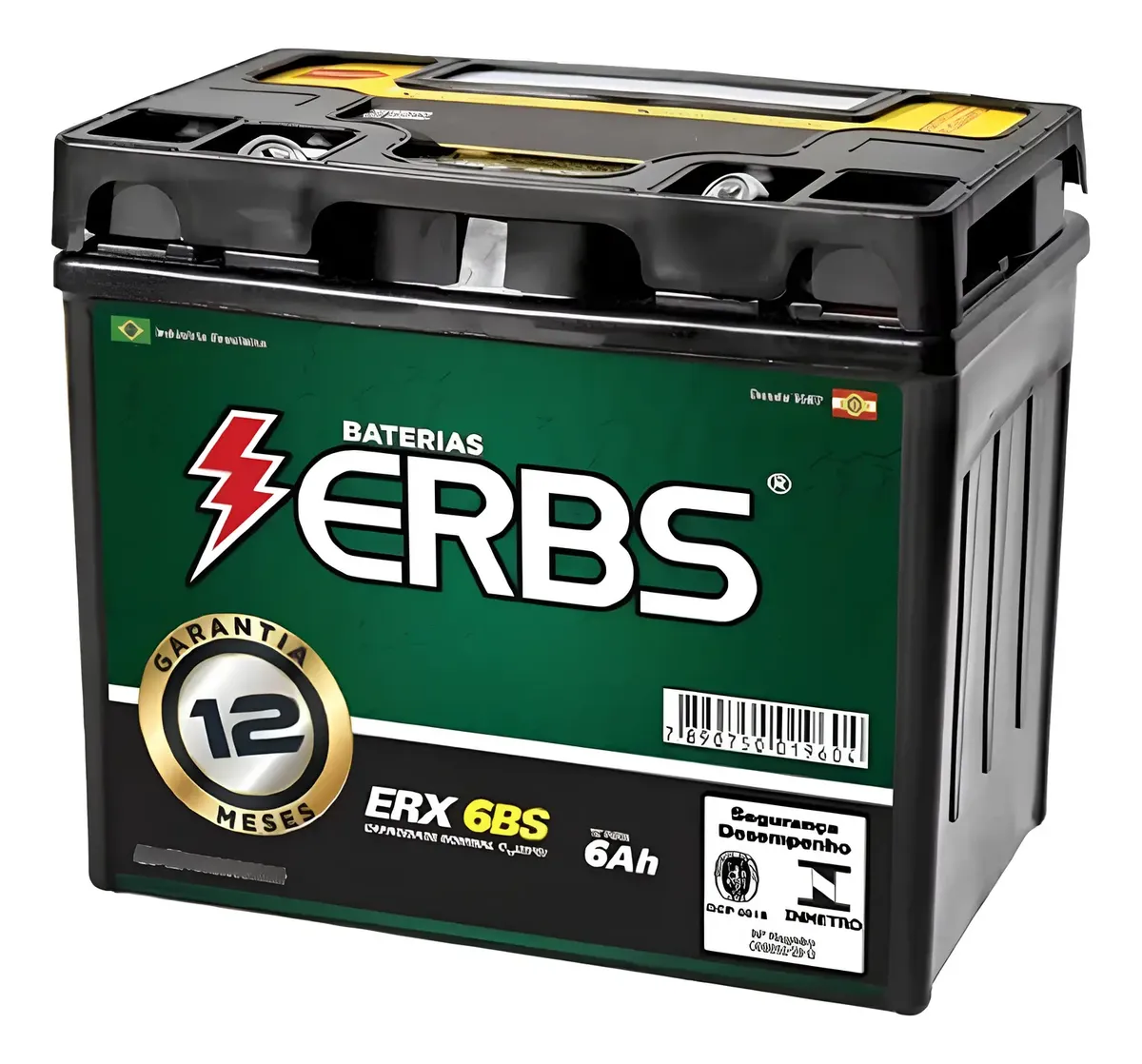 Bateria Moto Erbs Erx-6bs Biz 125es Titan 150 Mix Factor 125