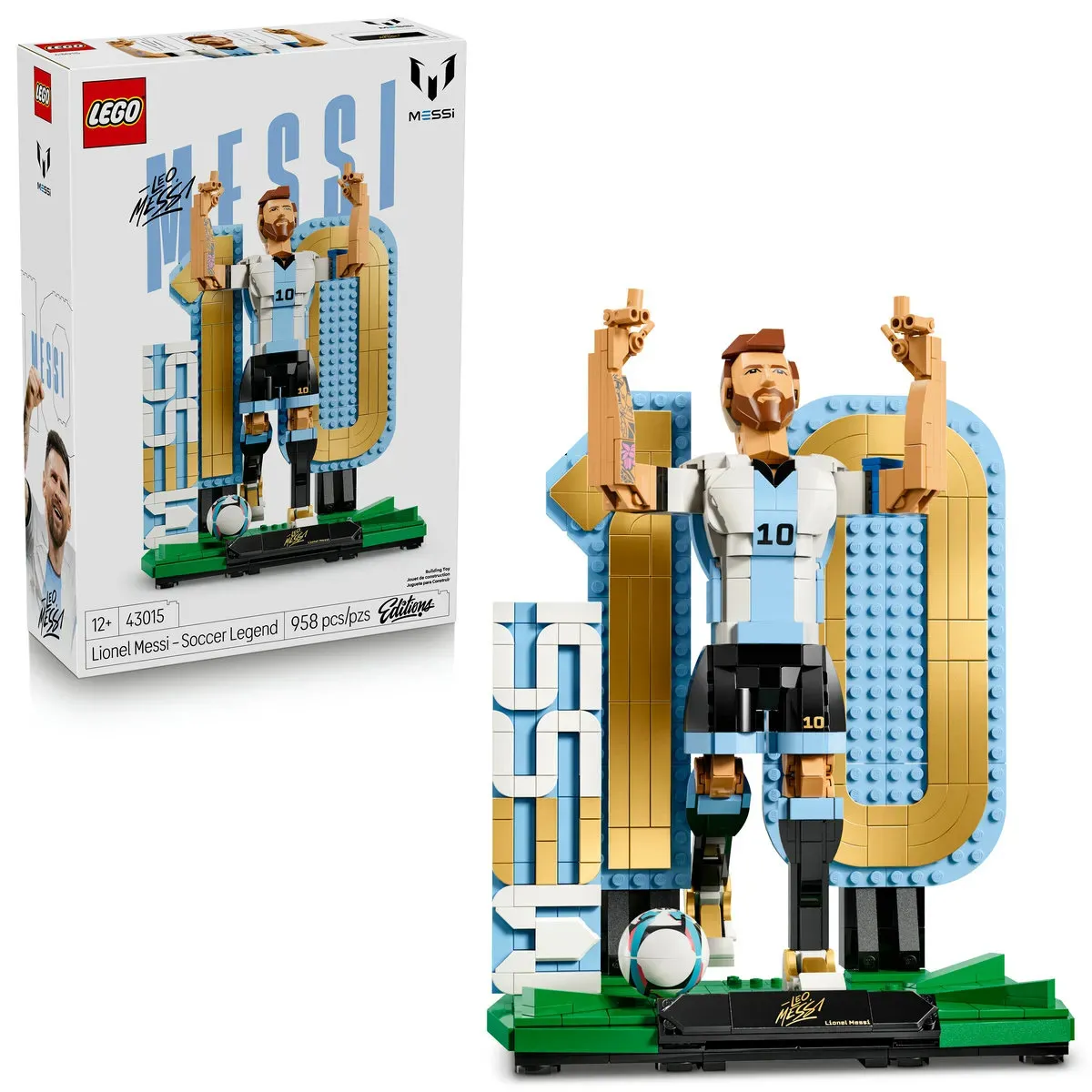 Lego Editions Sports Lionel Messi: lenda do futebol 43015; 12+