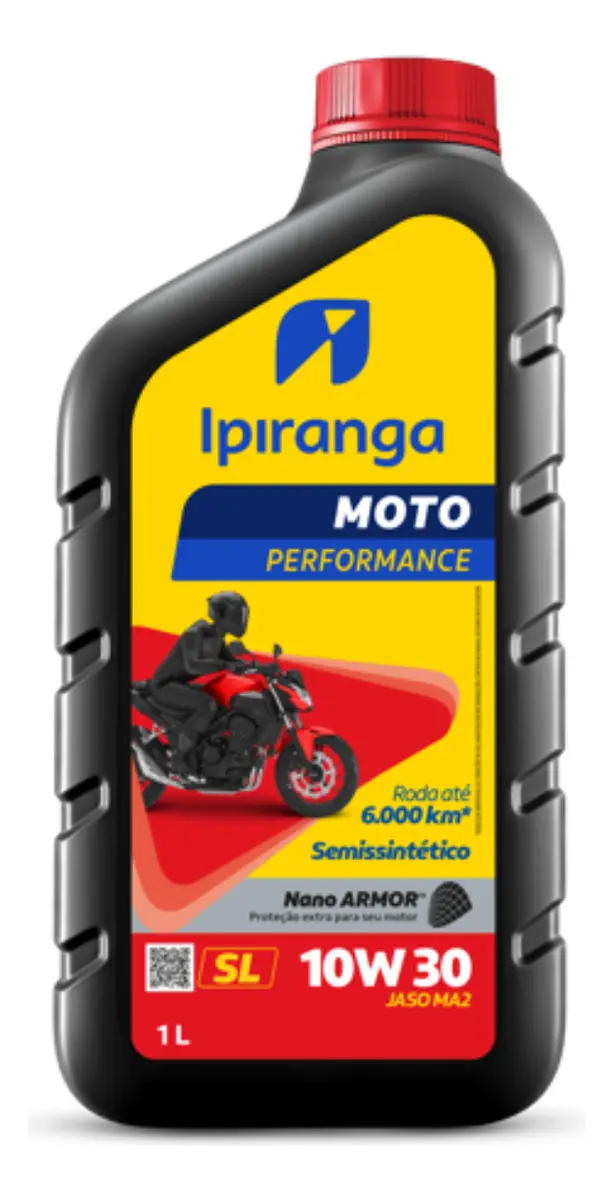 Óleo Performance 10w30 API SL JASO MA2 Ipiranga 1L