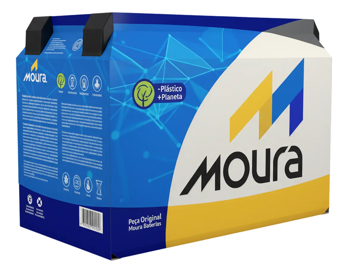 Bateria Moura 60ah - M60gd - A Base De Troca - Sandero Gol