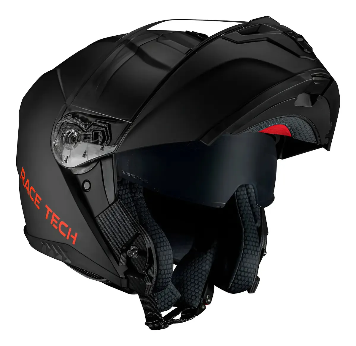 Capacete Race Tech Signal Monocolor Preto Fosco Tamanho do capacete 58/M