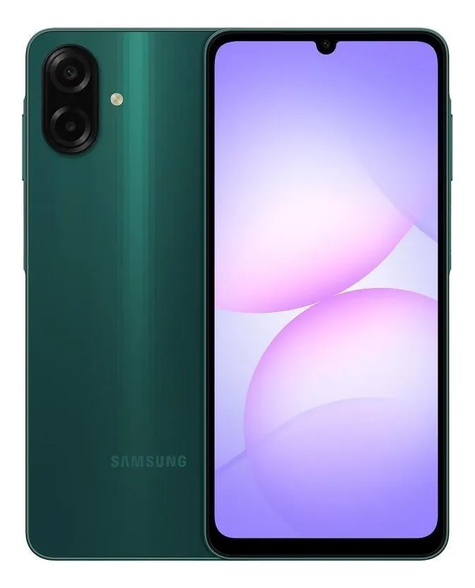 Smartphone Galaxy A07 128GB 4GB RAM Tela 6.7 90Hz Verde