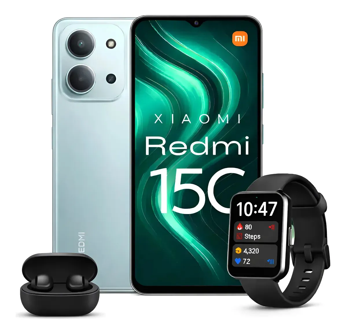 Redmi 15c 16gb 256gb Fone E Relogio Envio Rapido + Nf