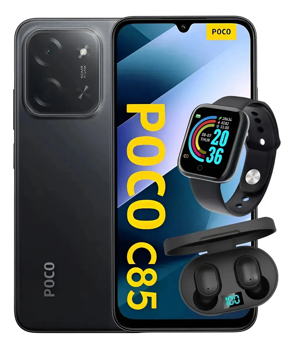 celucar Xiaomi Poco C85 256gb 8gb Ram Lançamento 2025 + Nota Fiscal