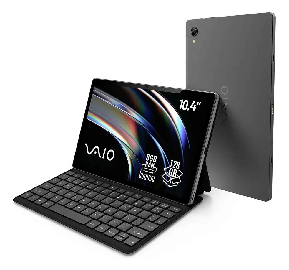 Tablet TL10 8GB 128GB Octa-Core, Tela 10.4” 2K, 4G WiFi, Câmera 8MP + Selfie 5MP, 7000mAh, Android 13, com Teclado de Conexão Inteligente