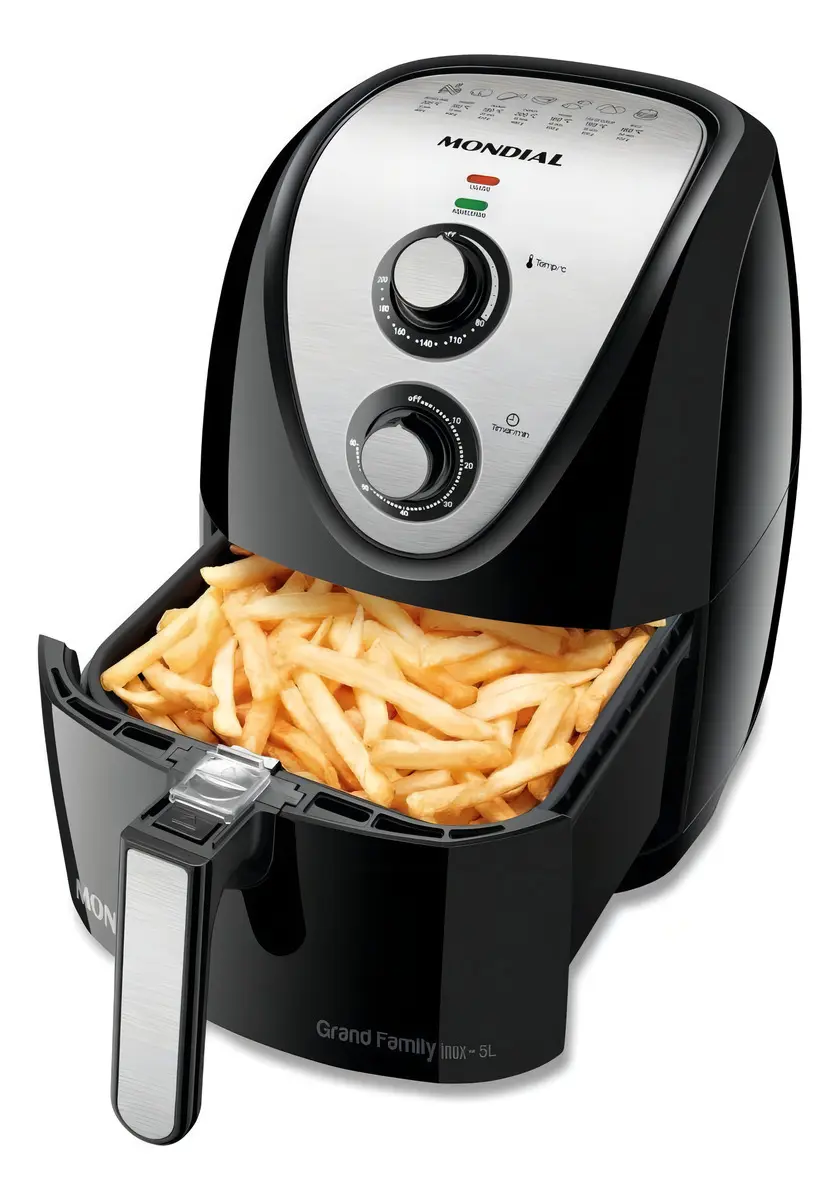 Fritadeira Sem Óleo Air Fryer 5L Mondial, 1900W - AFN-50-BI