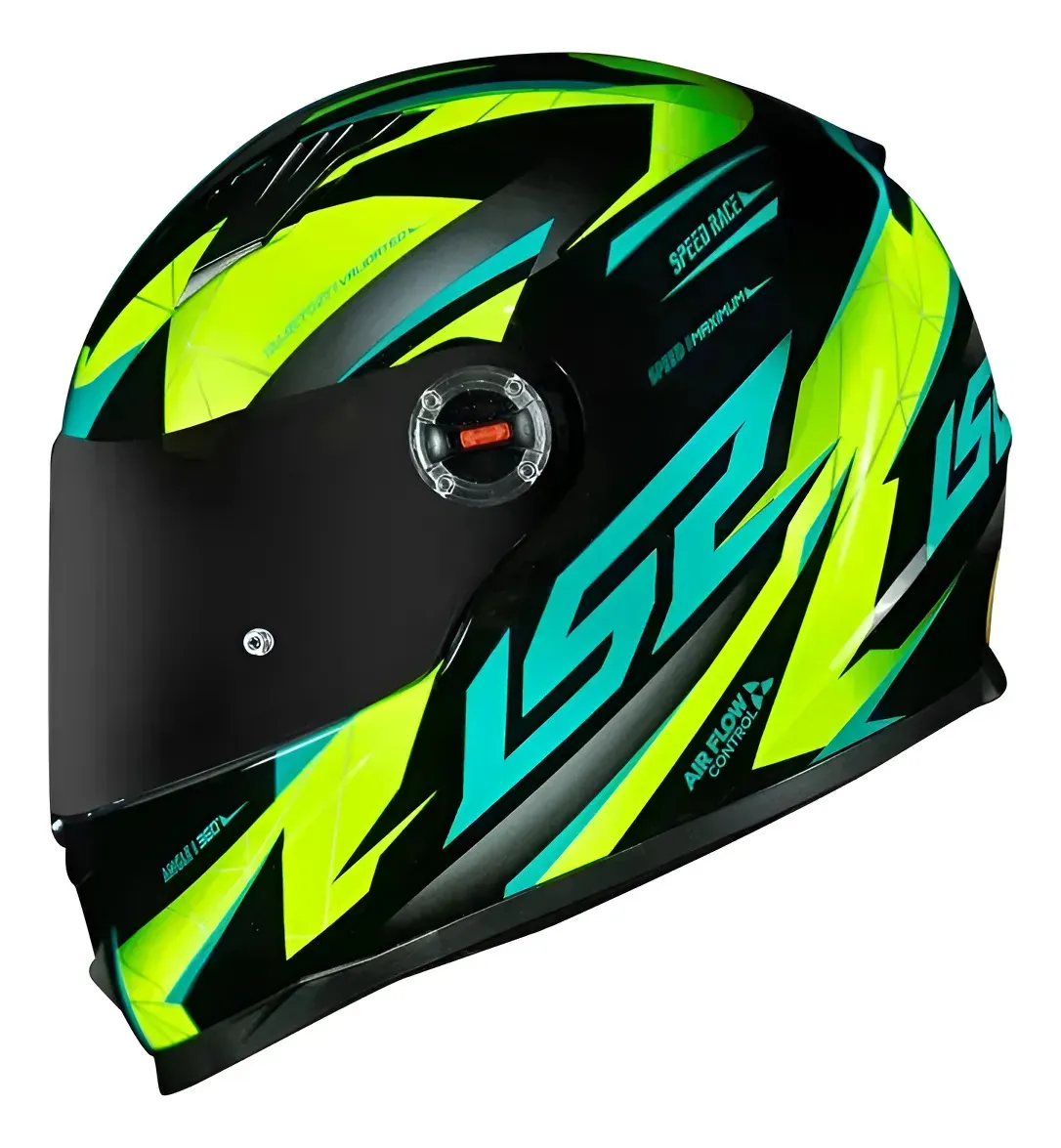 CAPACETE LS2 FF358 CLASSIC DRAZE PRETO / AMARELO FLUOR