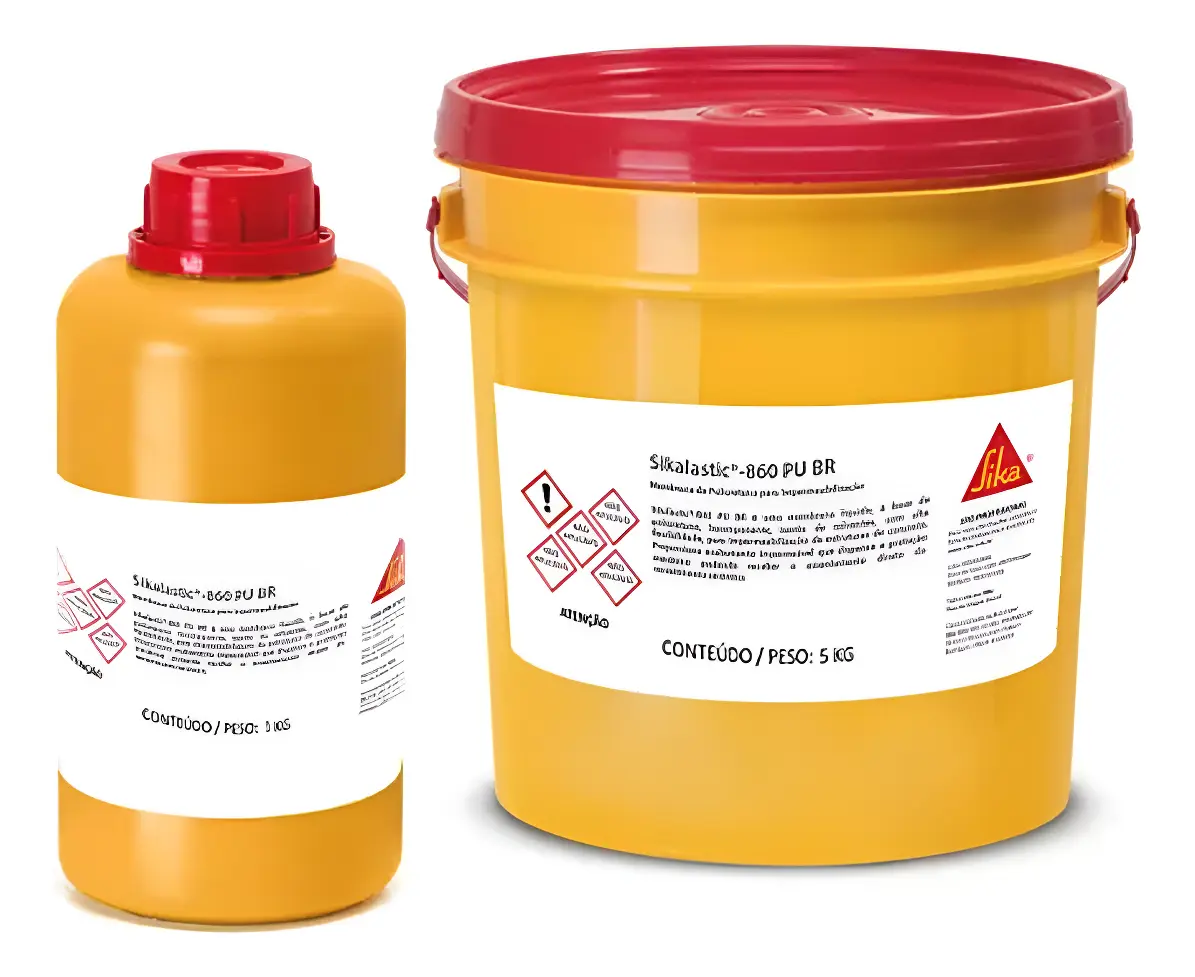 Laje Seca Pra Sempre! Sikalastic-860 Pu Forte Caixa 12kg