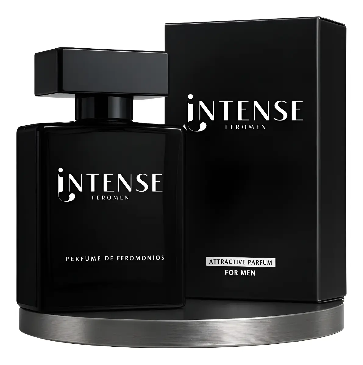 Perfume Masculino INTENSE Feromen 50ml Amadeirado Aromático Spray