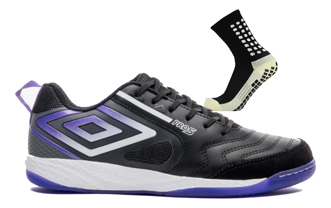 Tênis Chuteira Indoor Futsal Umbro Pro 5 Bump Couro Original Cores