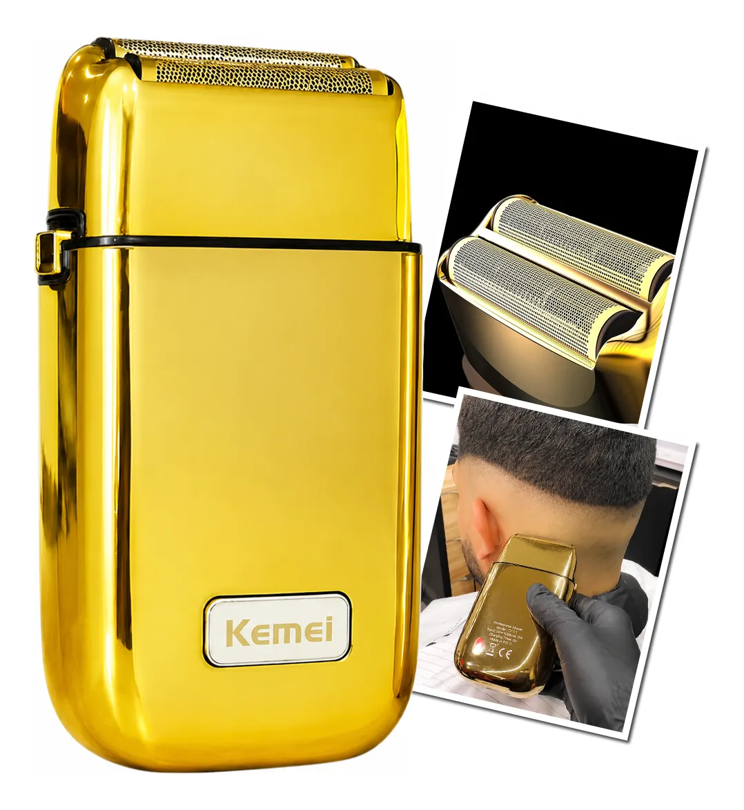 Shaver Kemei Profissional Lançamento Full Metal Km-tx1